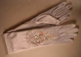 Летние женские перчатки Вечерние женские перчатки Eleganzza, цвет: белый PL-2/3 2007 г инфо 10603u.