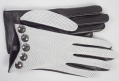 Летние женские перчатки Eleganzza, цвет: черный+белый 00113146 2010 г инфо 10640u.