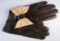Летние женские перчатки Eleganzza, цвет: темно-коричневый+бежевый 00113139 2010 г инфо 10662u.